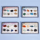 8 types of mineral crystal stones, natural mineral ore specimens, and educational geological information.