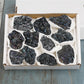 5 colors available Natural raw crystal coal crystal box set