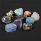 Natural raw crystal mixed color small gift box set of minerals and geological science teaching materials