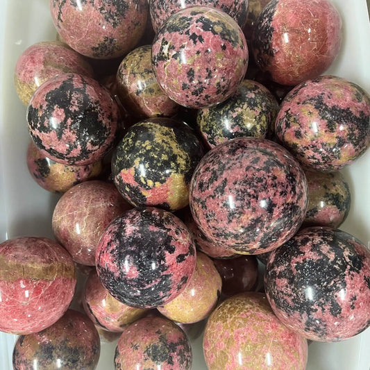 Rhodonite Sphere