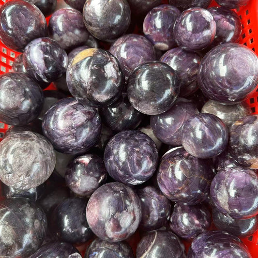 Lepidolite sphere