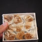 High-quality Grade A natural yellow crystal cluster rough stone box