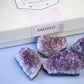 High-quality Grade A Brazilian natural amethyst crystal cluster rough stone box set