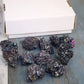 5 colors available Natural raw crystal coal crystal box set