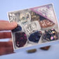 Natural Amethyst Cluster Rough Stone Electroplated Colorful Mixed Box Set