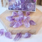Natural Amethyst Rough Stone Box