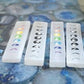 Long Selenite Strip with Moon Phase Pattern