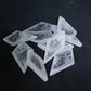Natural Selenite Slabs Rhombic Cut Raw Stone Material