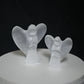 Natural Selenite Angel Crystal Ornament