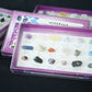 8 types of mineral rough stones, natural crystal mineral specimens, natural geological teaching materials