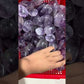 V-shaped amethyst palm stone