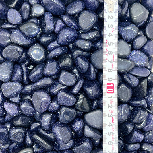 Blue Goldstone Tumbled | Goldstone Tumbled | WaterfrontCrystals