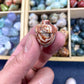 Crazy Lace Agate Pine Cone Carving
