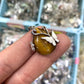 Heart Butterfly Crystal Pendant