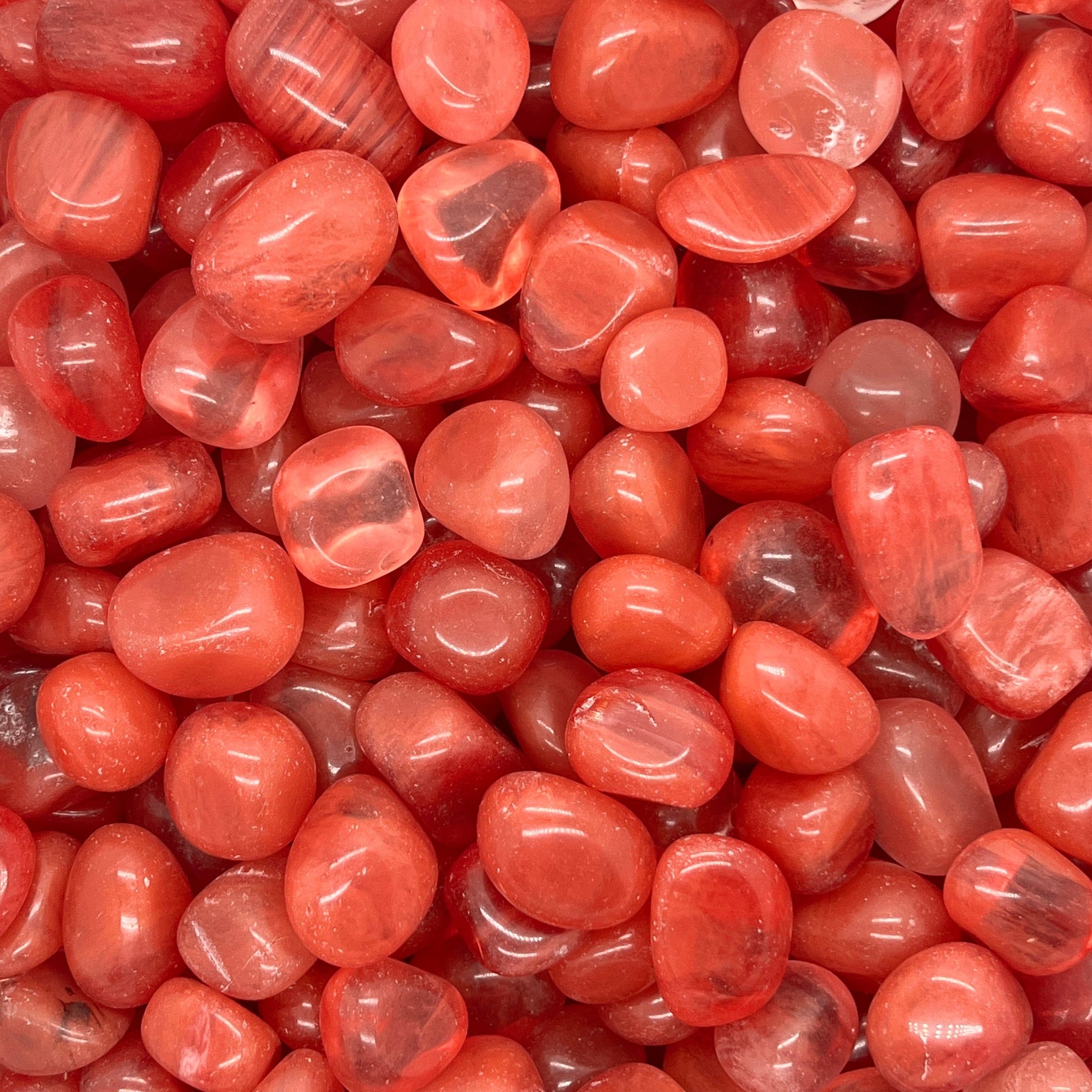 Red Smelting Tumbled Stones (20-30mm) WaterfrontCrystal