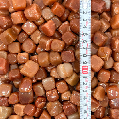Red Aventurine Tumbled Stones（20-30mm） WaterfrontCrystal