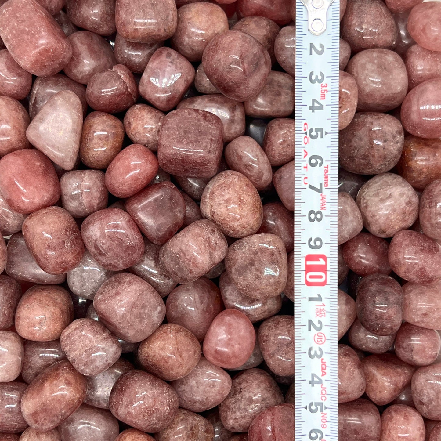 Red Strawberry Tumbled Stones（20-30mm） WaterfrontCrystal