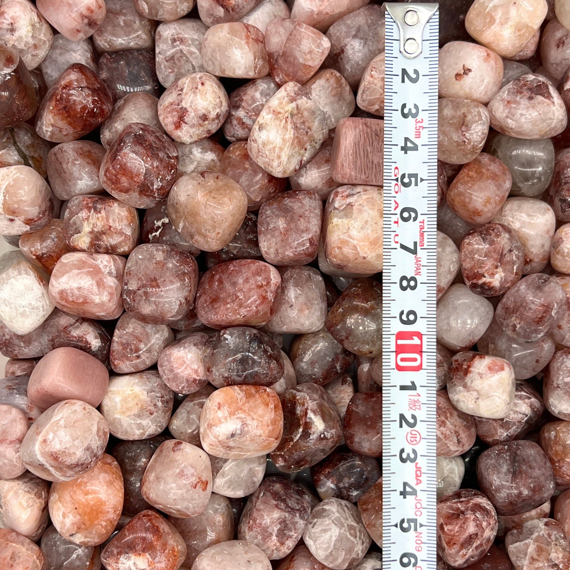 Red Hematoid Quartz Tumbled Stones（20-30mm） WaterfrontCrystal