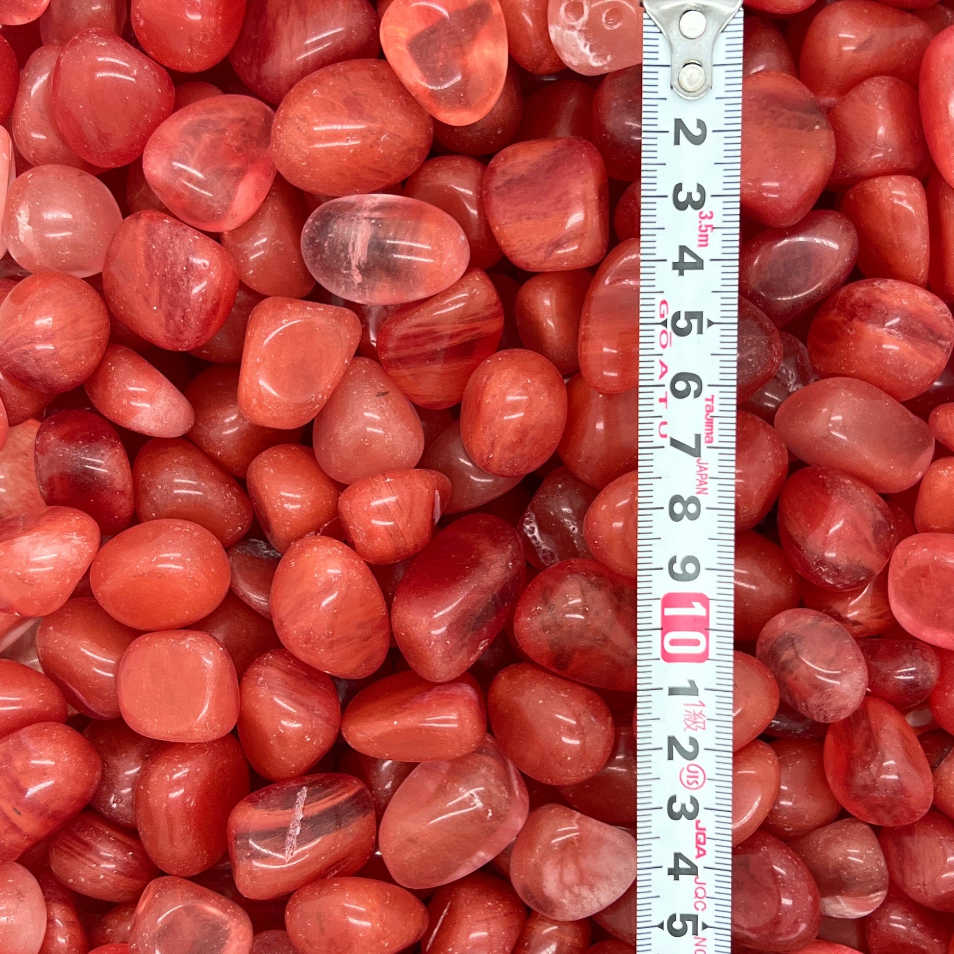 Red Smelting Tumbled Stones (20-30mm) WaterfrontCrystal