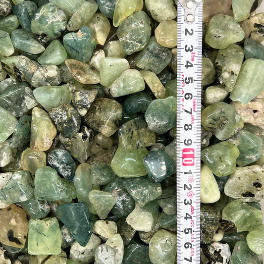 Prehnite Crystal Tumbled Stones WaterfrontCrystal