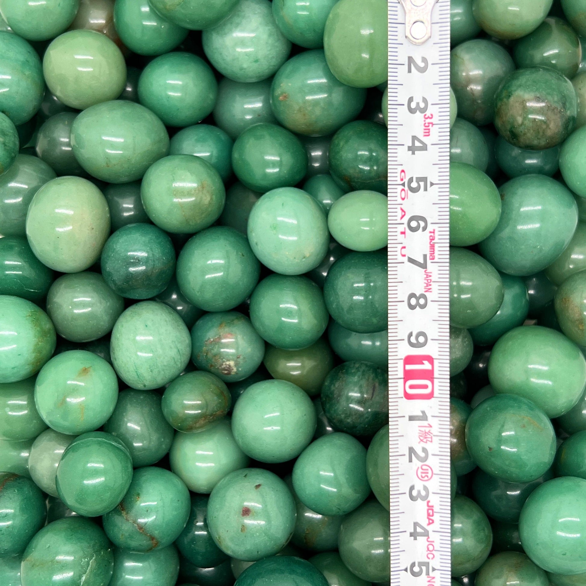 Green Aventurine Tumbled Stones（20-30mm） WaterfrontCrystal