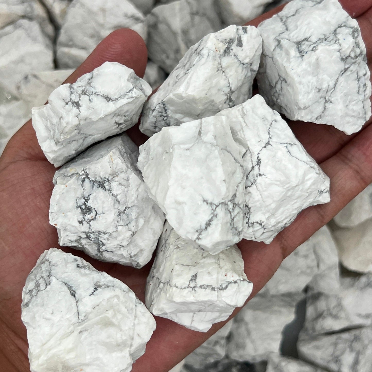 Howlite Rough Stones Wholesale – WaterfrontCrystal