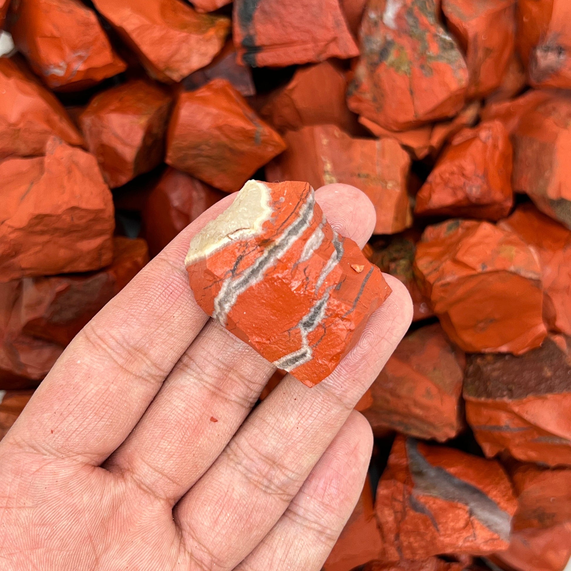 Red Jasper Rough Stones WaterfrontCrystal
