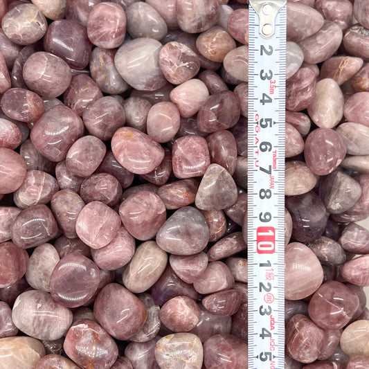 Purple Rose Quartz Tumbled Stones（20-30mm） WaterfrontCrystal