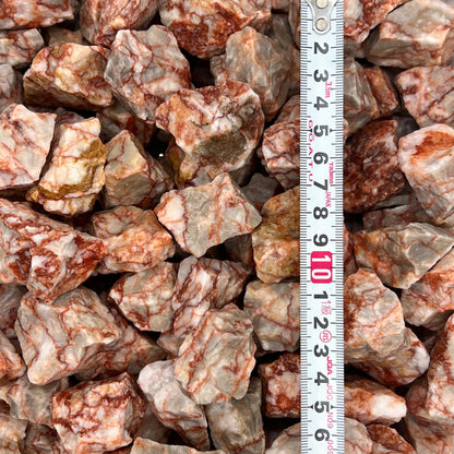Red Network Rough Stones WaterfrontCrystal