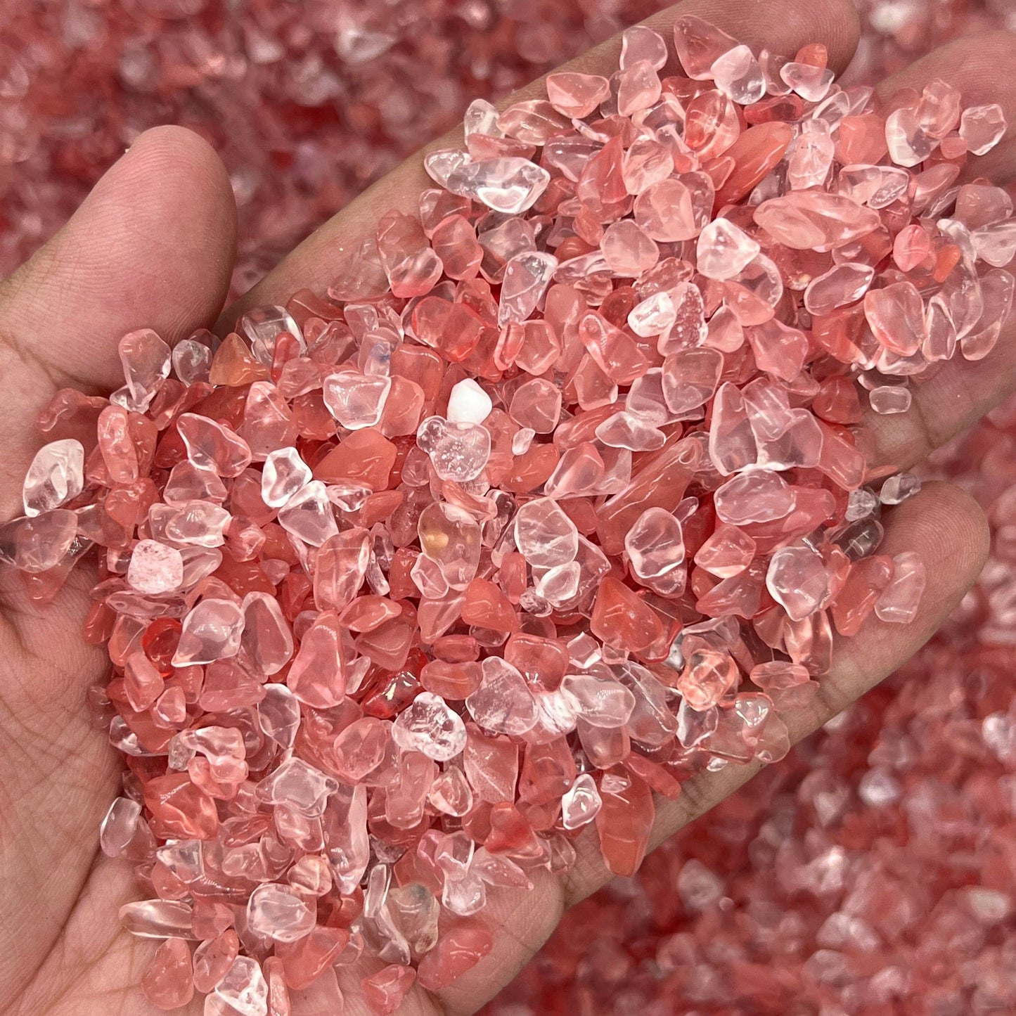 Red Smelting Crystal Chips（5-8mm） WaterfrontCrystal