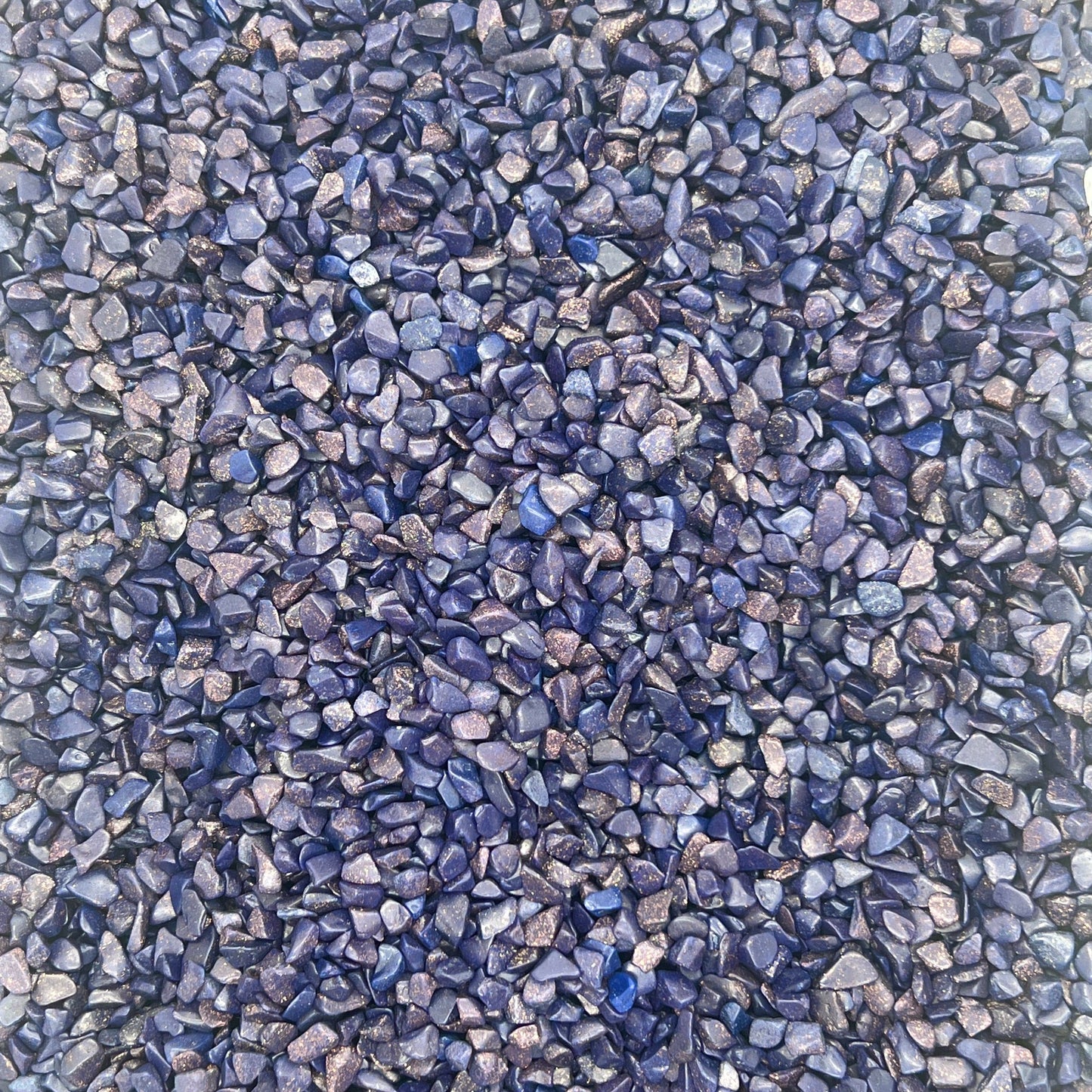 Blue Goldstone Chips | Goldstone Chips Wholesale | WaterfrontCrystals