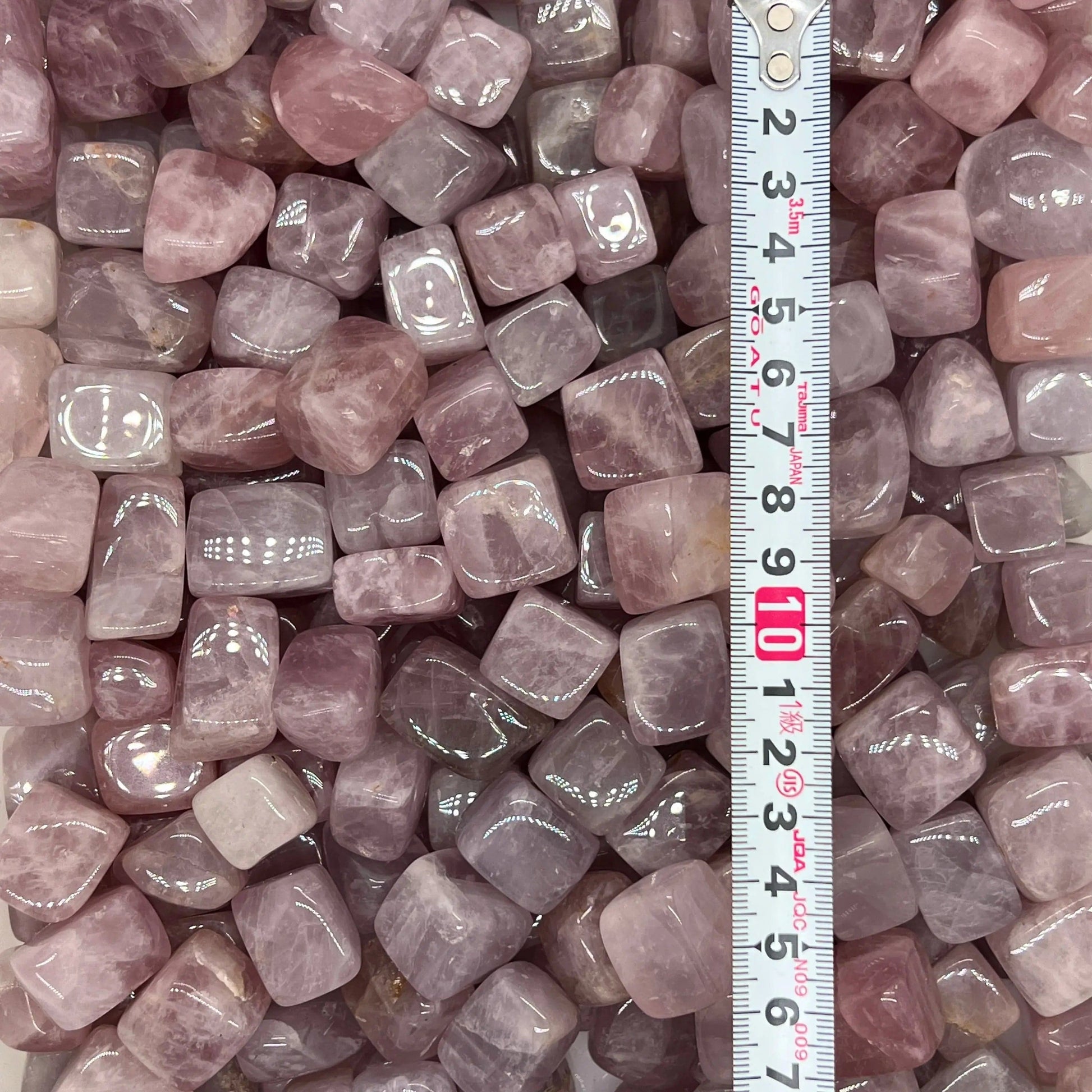 Purple Rose Quartz Tumbled Stones（20-30mm） WaterfrontCrystal