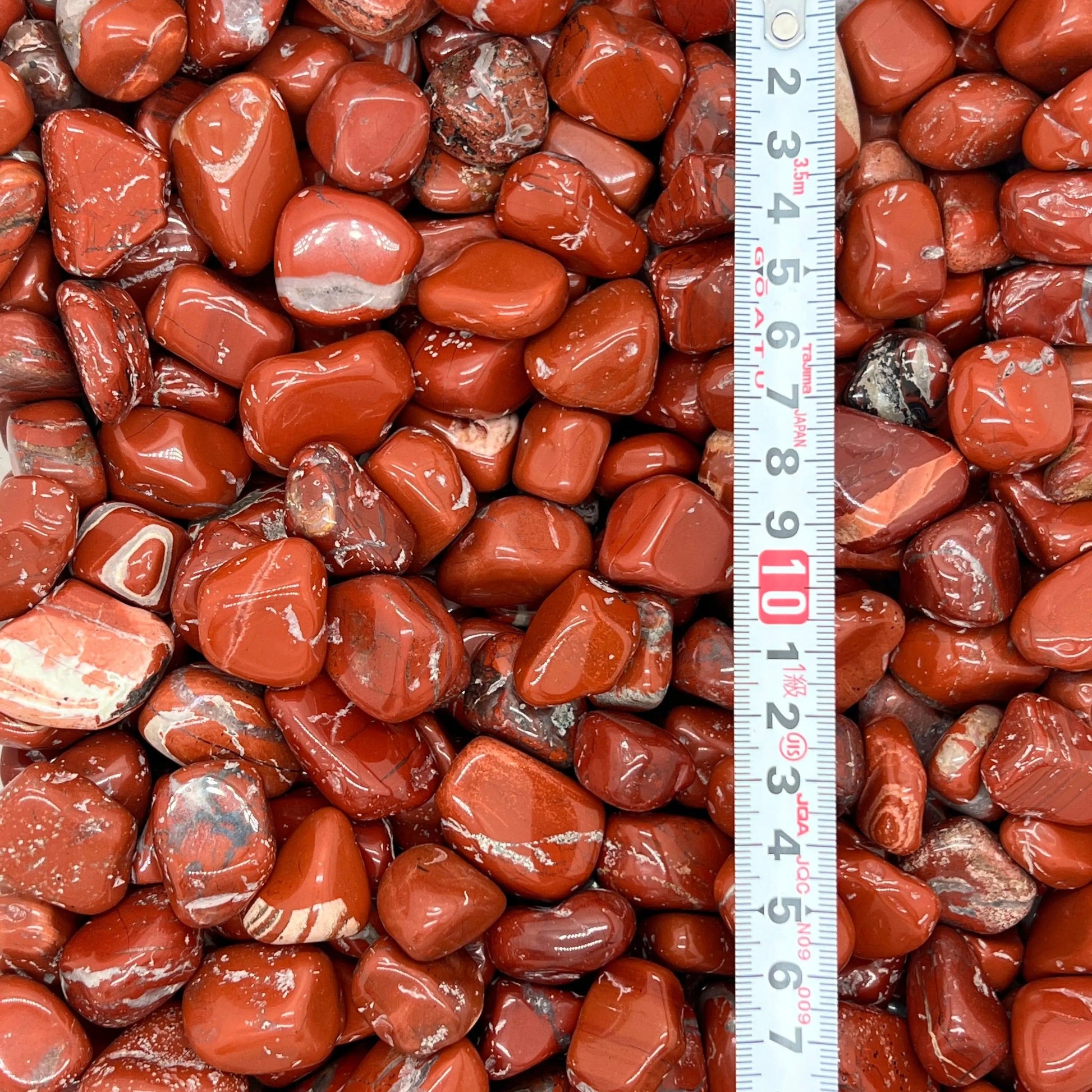 Red Jasper Tumbled Stones（20-30mm） WaterfrontCrystal