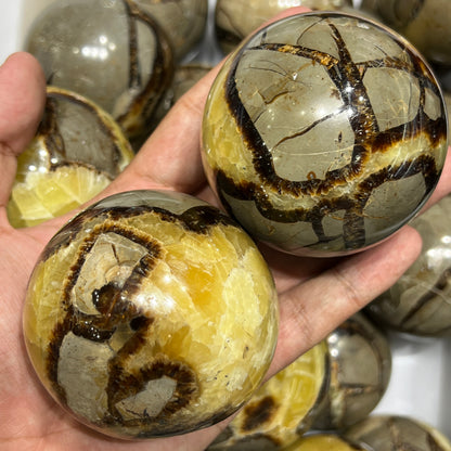 Septarian Crystal Sphere