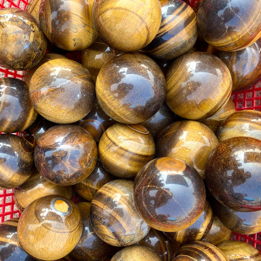 Tiger Eye Stone Sphere