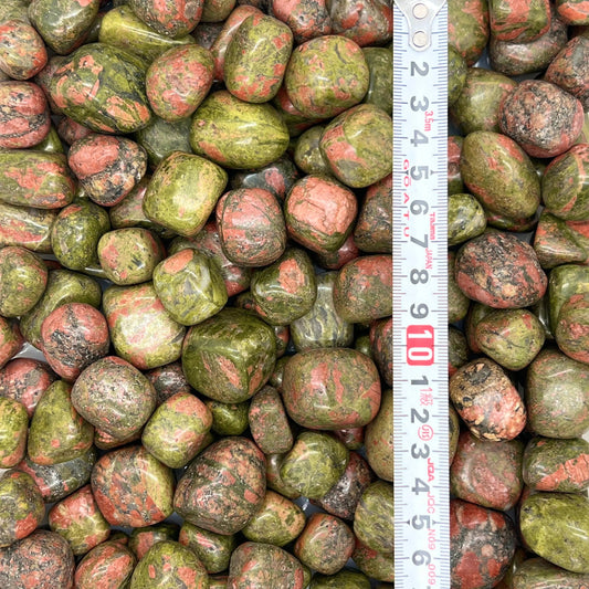 Unakite Polished Tumbled Stones（20-30mm） WaterfrontCrystal